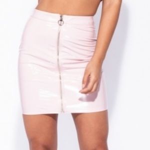 VINYL MINI SHIRT,‎ FULL ZIPPER, VARIOUS SIZES